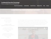 Tablet Screenshot of executivepsych.com